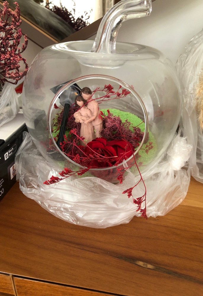 Kuru Çiçekli Dekoratif terraryumlar - Görsel 3