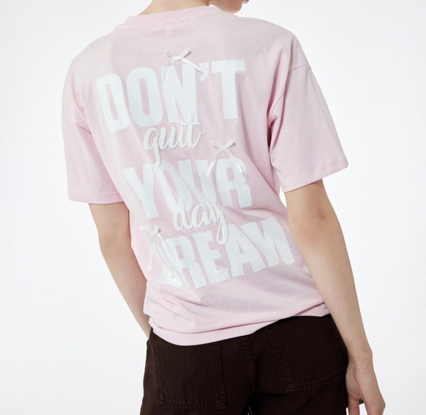 Baskılı Kısa Kollu Kadın Tişört - Görsel 2