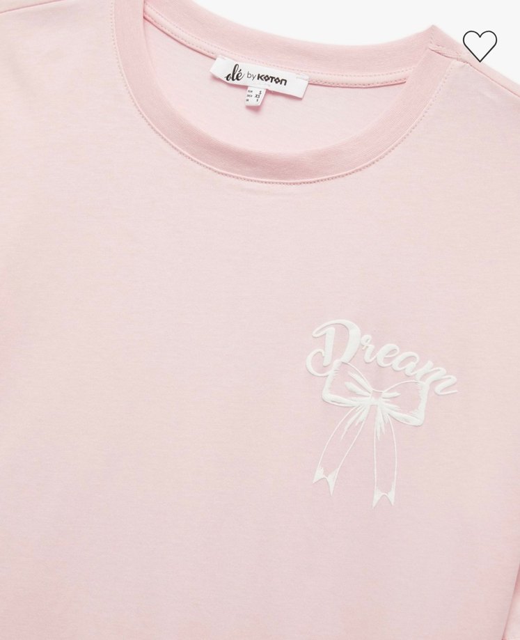 Baskılı Kısa Kollu Kadın Tişört - Görsel 3