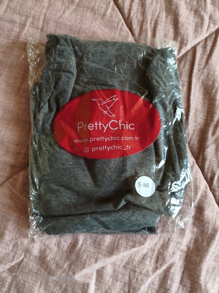 Gri Hamile kısa pijama - Görsel 2