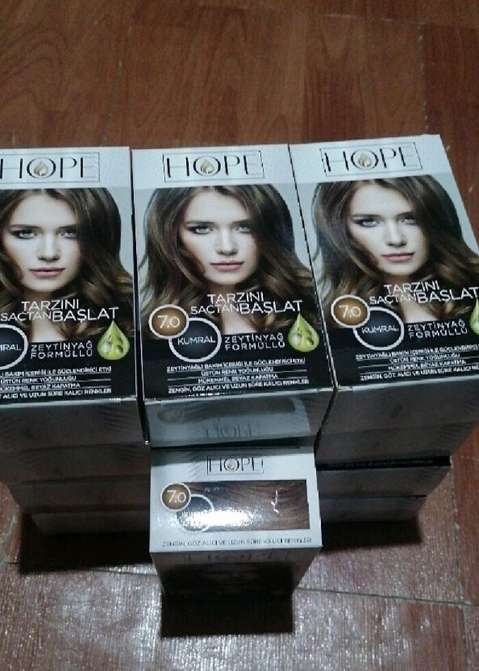 HOPE marka  7 numaralı kumral saç boyası  - Görsel 3