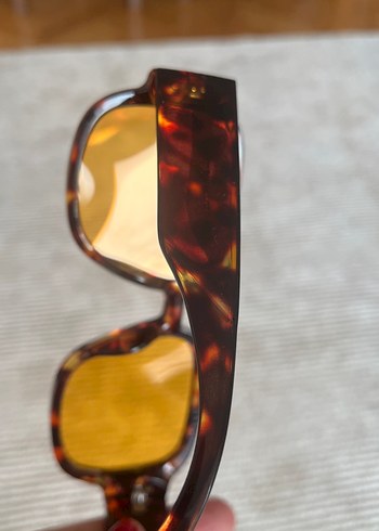 Kahverengi Retro Transparan Kadın Gözlüğü - Görsel 3