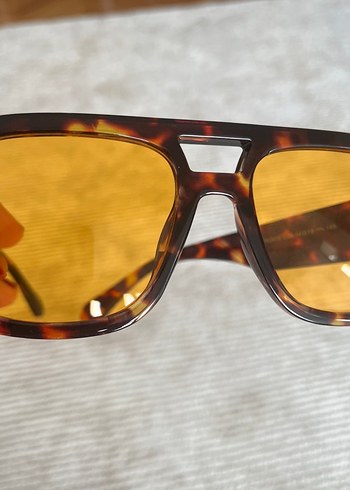 Kahverengi Retro Transparan Kadın Gözlüğü - Görsel 4