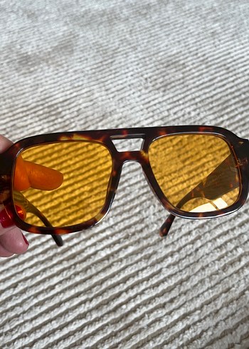 Kahverengi Retro Transparan Kadın Gözlüğü - Görsel 7