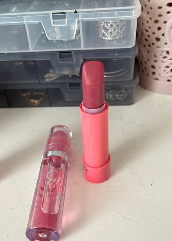 Pembe Ruj ve Parlatıcı Seti - Görsel 2