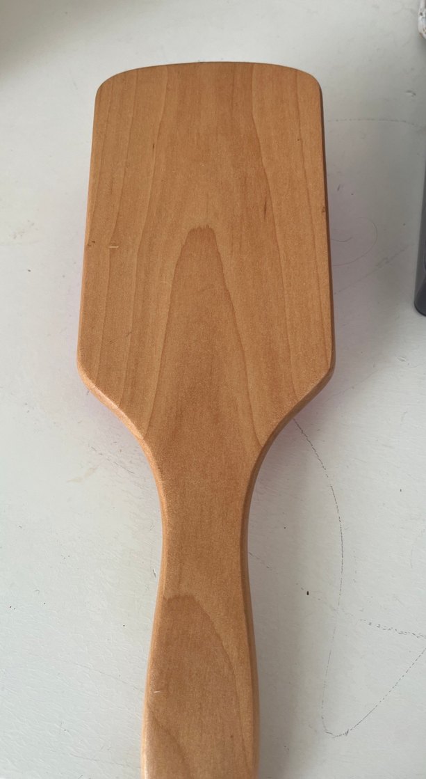 Ahşap Saplı Pembe Saç Fırçası - Görsel 2