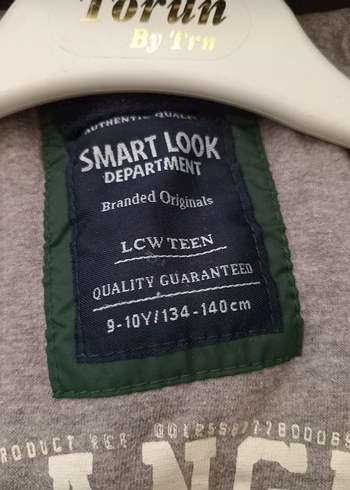 Kapüşonlu, Fermuarlı Erkek Çocuk Yeşil Ceket - Görsel 3