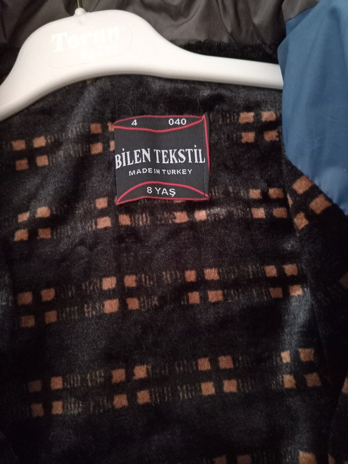 Fermuarlı ve Kapüşonlu Erkek Çocuk Mont - Görsel 2