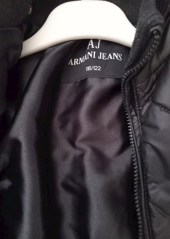 Erkek Çocuk Siyah Kapüşonlu Mont EA7 - Görsel 2