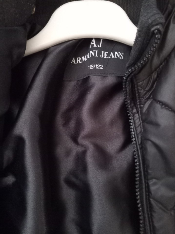 Erkek Çocuk Siyah Kapüşonlu Mont EA7 - Görsel 2