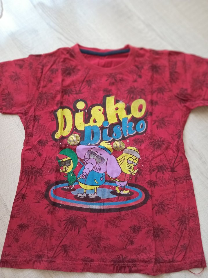 Renkli Baskılı Kral Şakir Erkek Tişörtü - Görsel 2