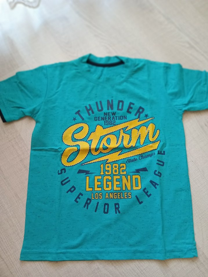 Gri Baskılı Erkek Çocuk Tişörtü - Görsel 2