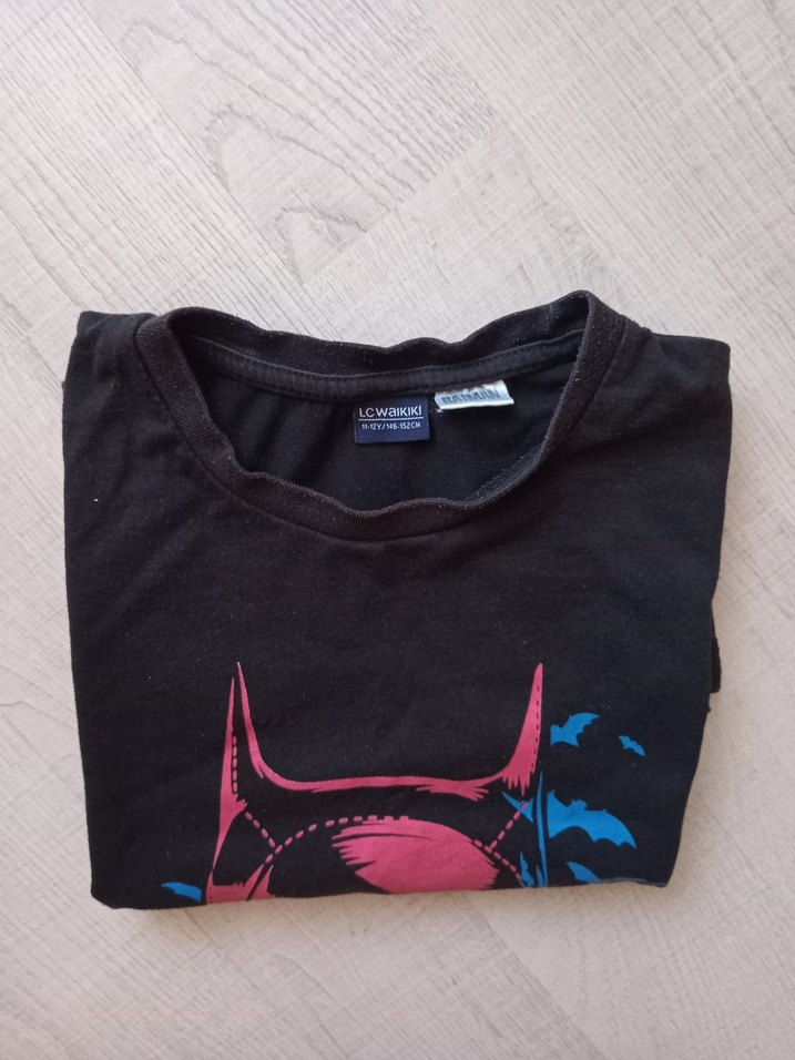 Erkek Çocuk Siyah Kısa Kollu Baskılı Tişört - Görsel 2