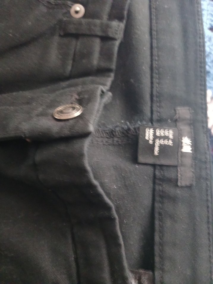 Siyah Kadın Kot Pantolon, Normal Boy - Görsel 2