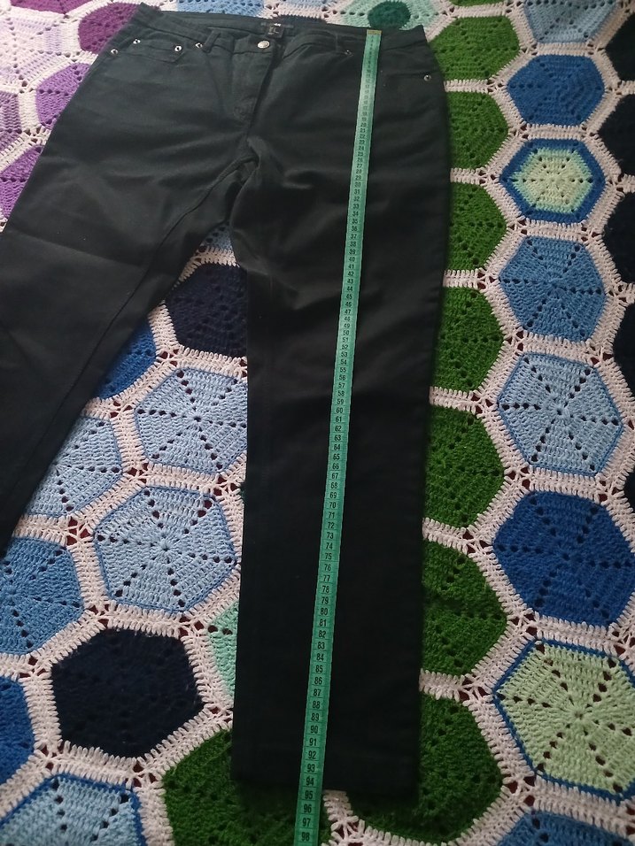 Siyah Kadın Kot Pantolon, Normal Boy - Görsel 5