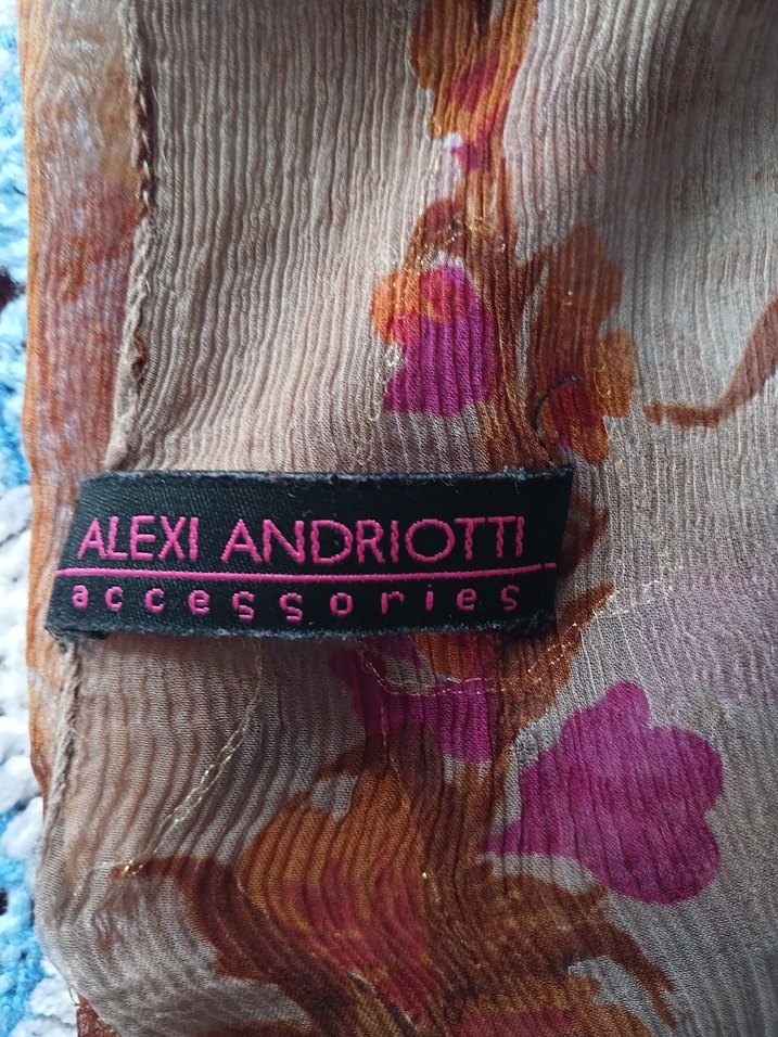 Çiçek Desenli Bohem Kadın Fular - Görsel 2