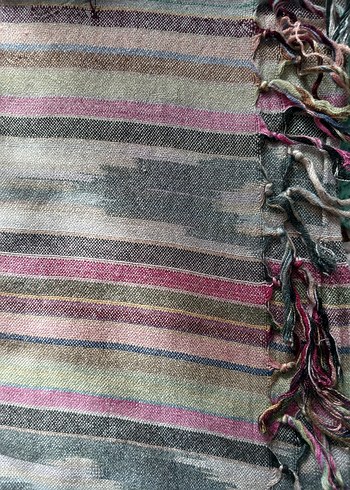 Çok Renkli Bohem Kadın Şal - Görsel 3