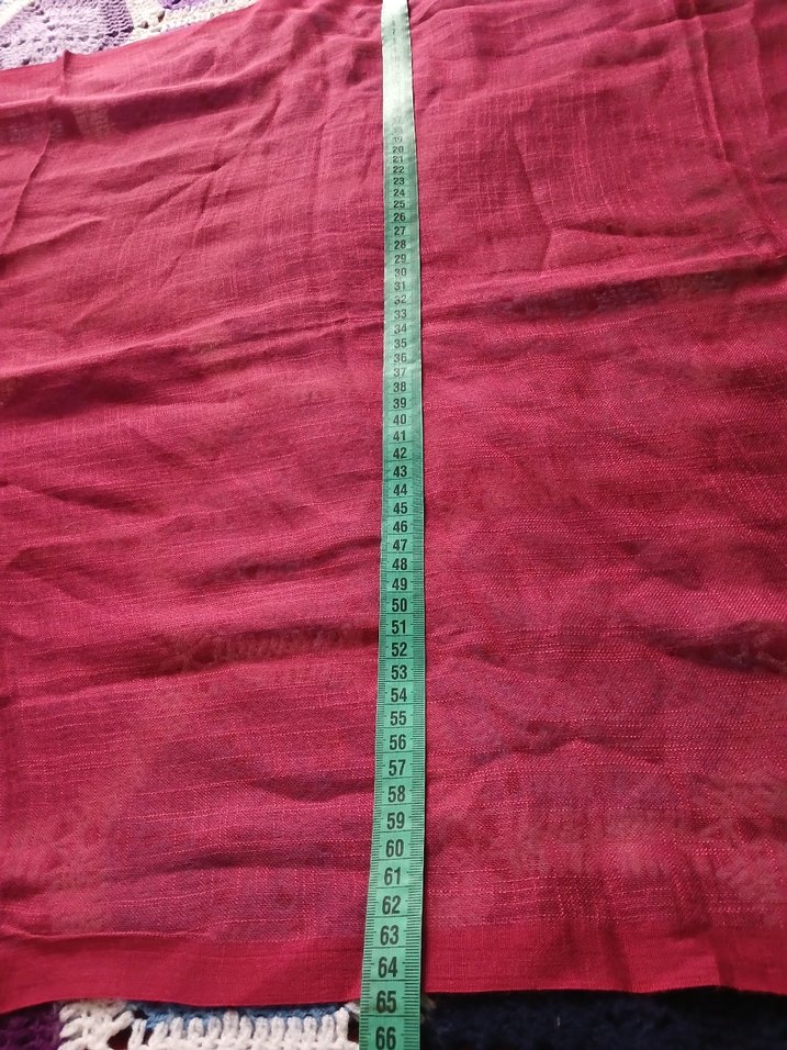 Püsküllü Bordo Kadın Şal - Görsel 4