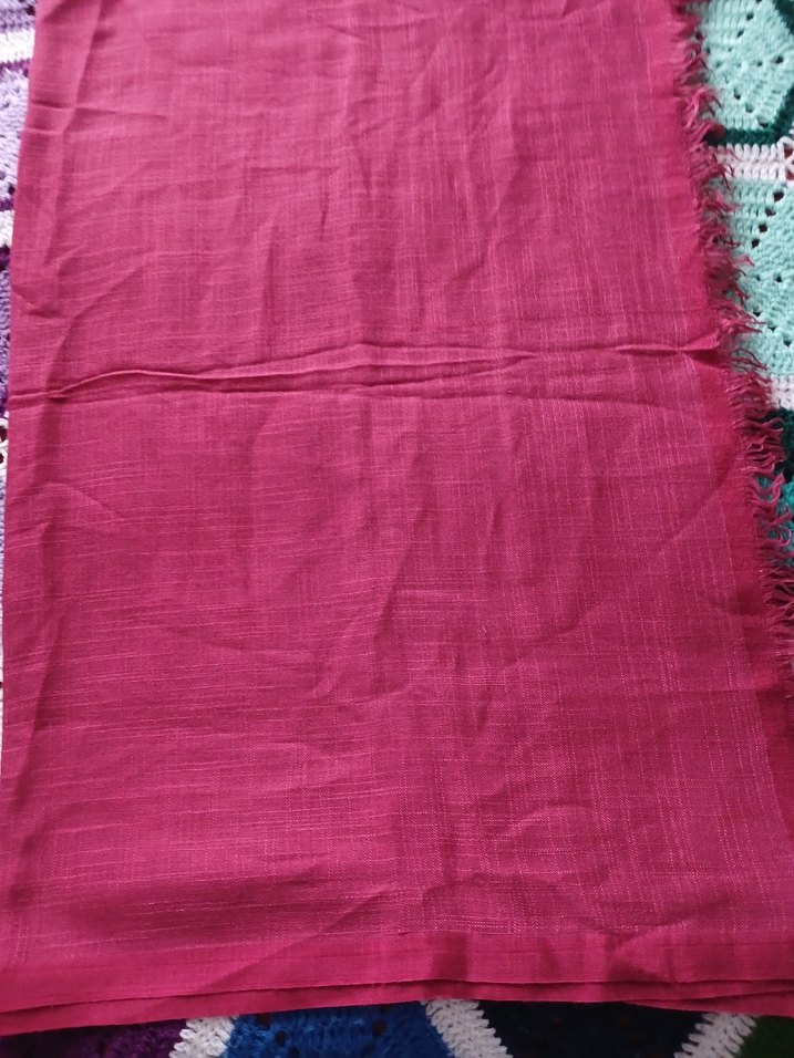 Püsküllü Bordo Kadın Şal - Görsel 2