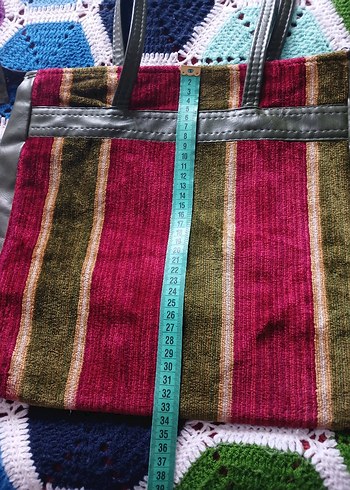 Bohem Çok Renkli Kadın Çanta - Görsel 5