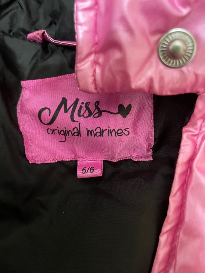 Parlak Pembe Kız Çocuk Mont - Görsel 3