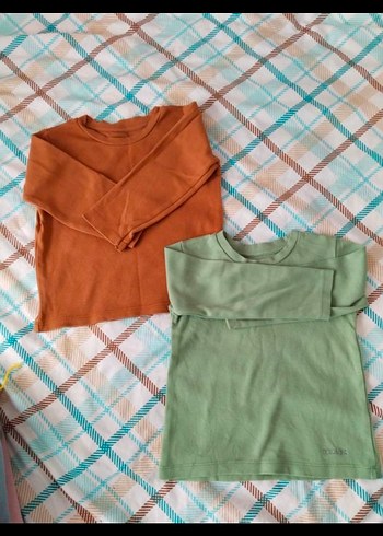 Çocuklar için kahverengi ve yeşil body - Görsel 2