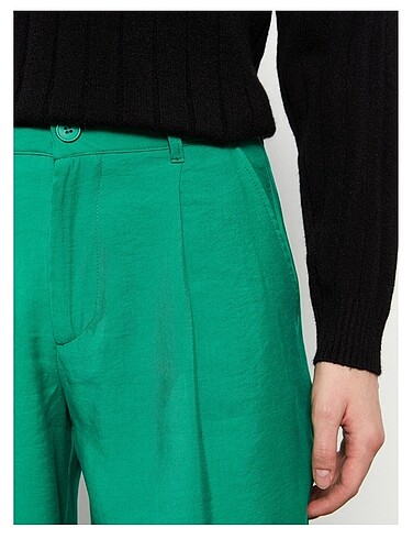 46 Beden yeşil Renk LCW VİSİON İNCECİK MODAL KUMAŞ PANTALON