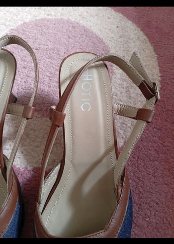 Mavi Kot Dolgu Topuklu Kadın Stiletto - Görsel 3