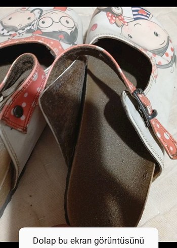 Tokalı Beyaz Bohem Kadın Terlik - Görsel 2