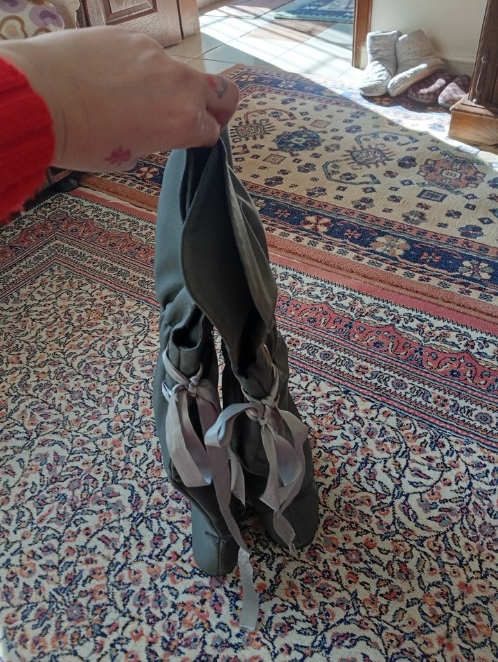 Gri Kadın Dizüstü Stiletto Topuklu Çizme - Görsel 3