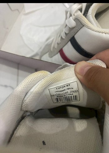 Beyaz Kadın Spor Ayakkabı Velcro Detaylı - Görsel 4