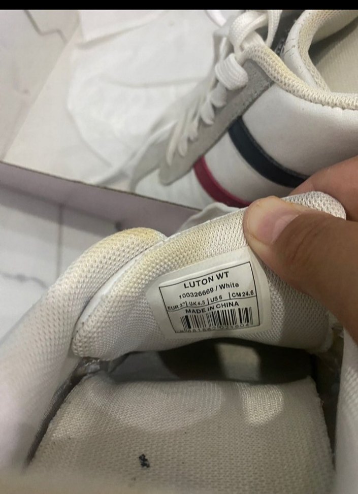 Beyaz Kadın Spor Ayakkabı Velcro Detaylı - Görsel 4