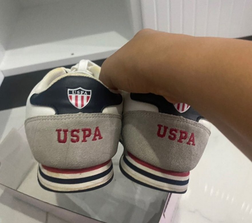 Beyaz Kadın Spor Ayakkabı Velcro Detaylı - Görsel 3