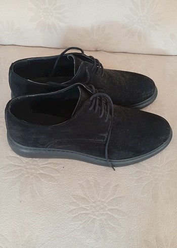 Siyah Süet Erkek Klasik Ayakkabı - Görsel 2