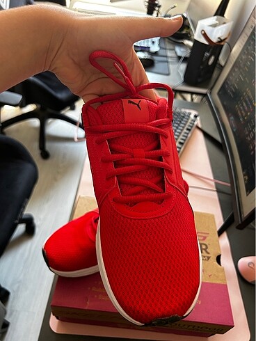 Puma Kırmızı puma spor ayakkabı