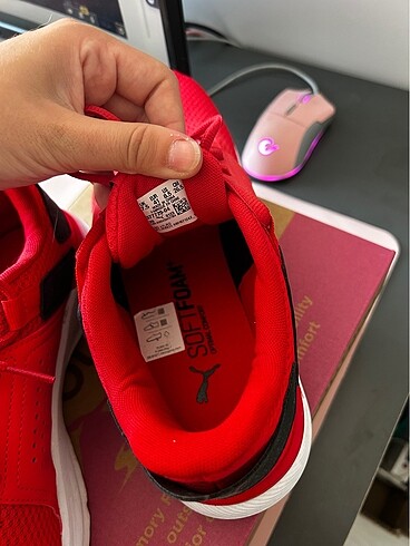 41 Beden kırmızı Renk Kırmızı puma spor ayakkabı