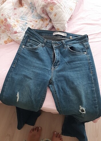 26 Beden mavi Renk Kot pantolon
