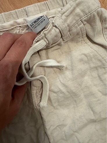 LC Waikiki 7-8 yaş erkek keten şort