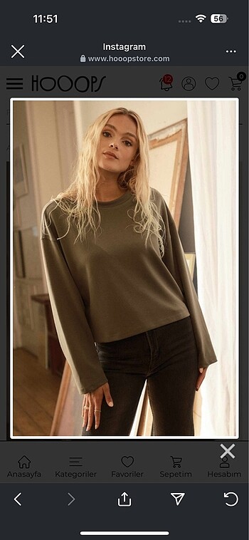 Oysho kumaş Sweat hooops markası