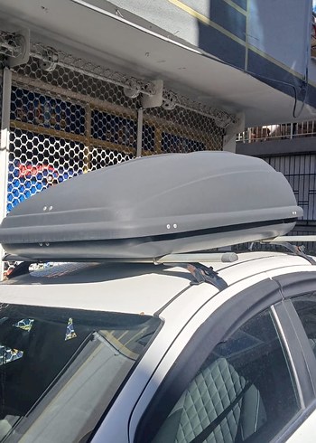 Gri Araba Çatı Bagaj Kutusu - Görsel 2