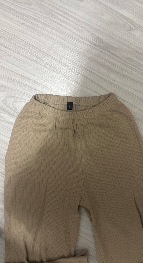 Erkek Bej Rahat Kesim Pijama Takımı - Görsel 3