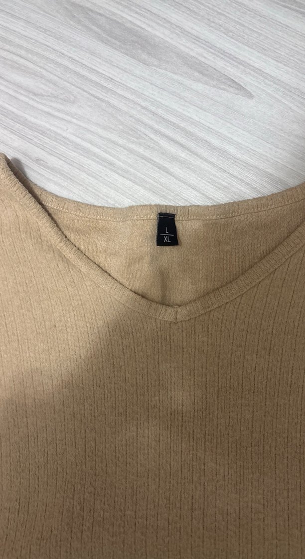 Erkek Bej Rahat Kesim Pijama Takımı - Görsel 2