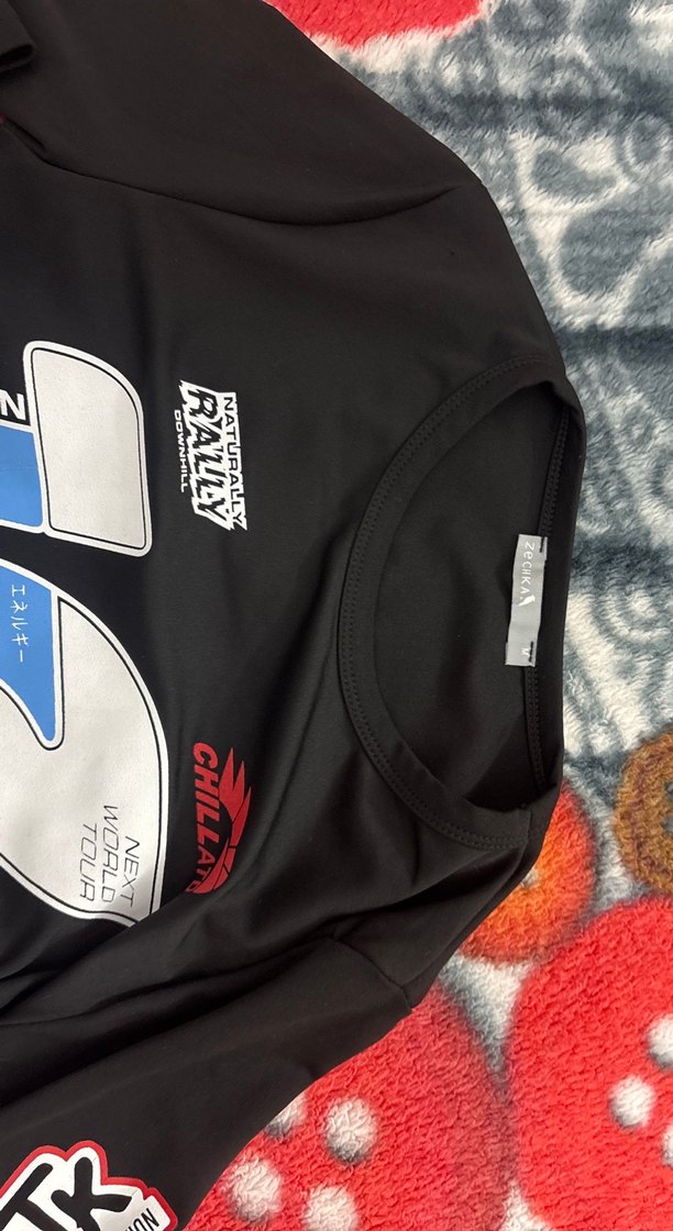 Siyah Baskılı Rahat Kesim Sweatshirt - Görsel 2