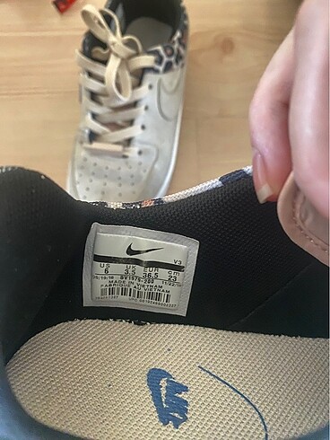 36,5 Beden ten rengi Renk Nike air force