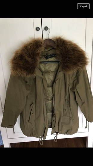 Zara kaban parka 