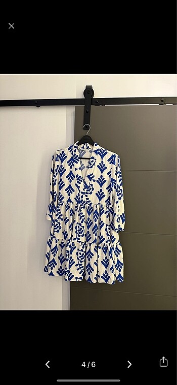 Zara Zara Desenli Elbise