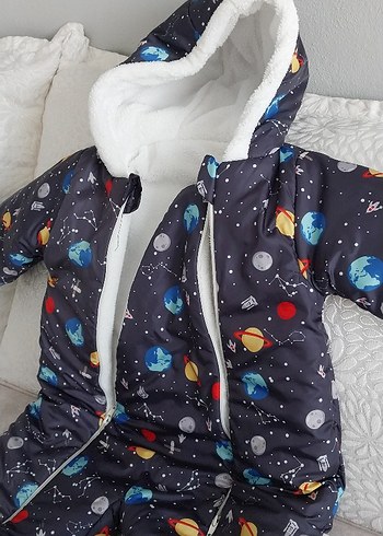 erkek bebek 12-18 ay astronot mont - Görsel 6