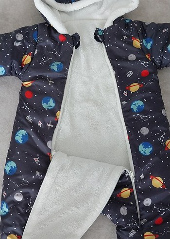 erkek bebek 12-18 ay astronot mont - Görsel 3