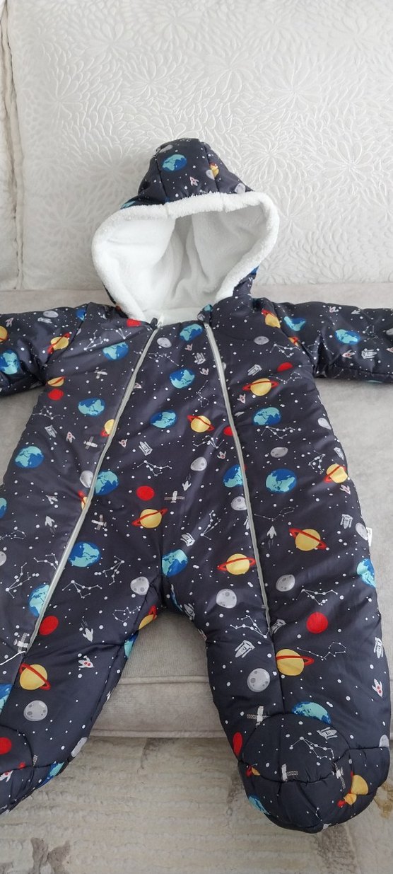 erkek bebek 12-18 ay astronot mont - Görsel 5