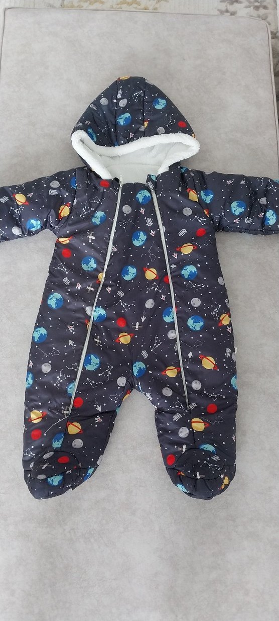 erkek bebek 12-18 ay astronot mont - Görsel 2